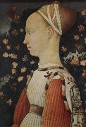 Antonio Pisanello A portrait of a young princess Germany oil painting artist